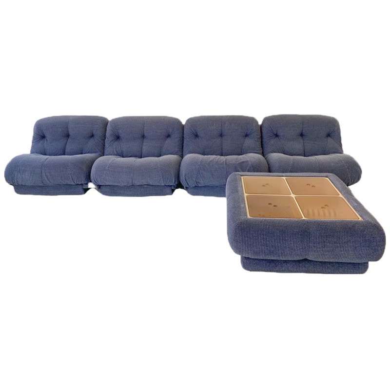Modular Velvet Sofa1