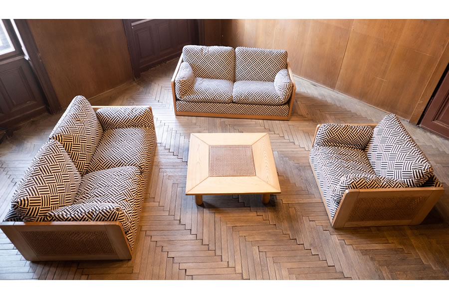 Italian Wooden Rattan Set3