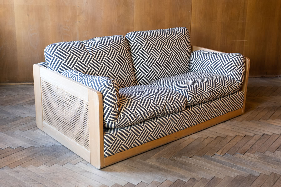 Italian Wooden Rattan Set5