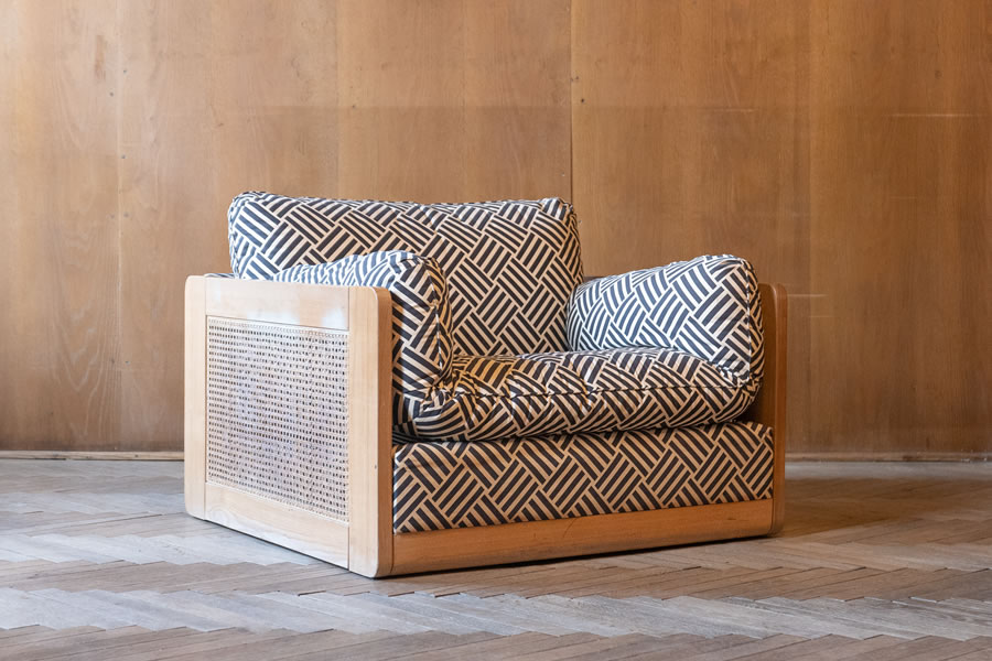 Italian Wooden Rattan Set7